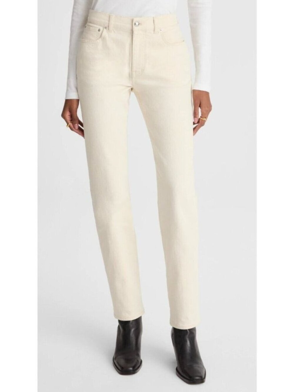 Madewell NX991 The Jules Slim-Straight Jean Vintage Canvas Size 27 NWT